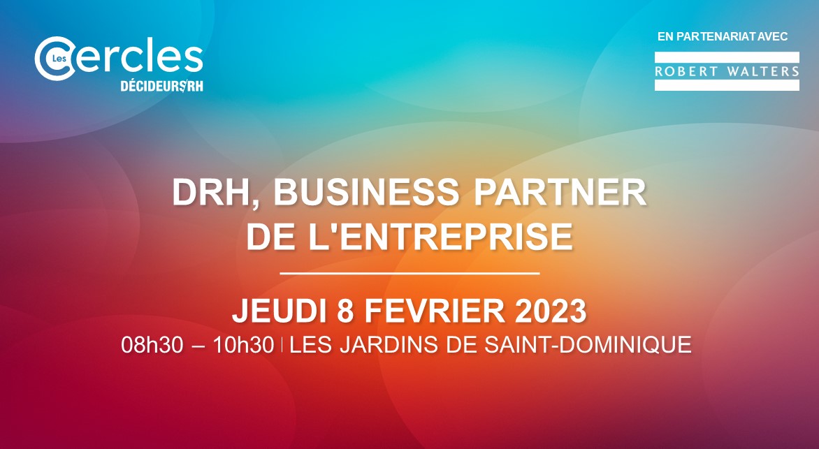 DRH, business partner de l'entreprise